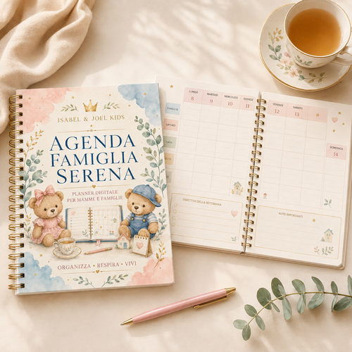 Agenda Famiglia Serena – Planner digitale per mamme e famiglie