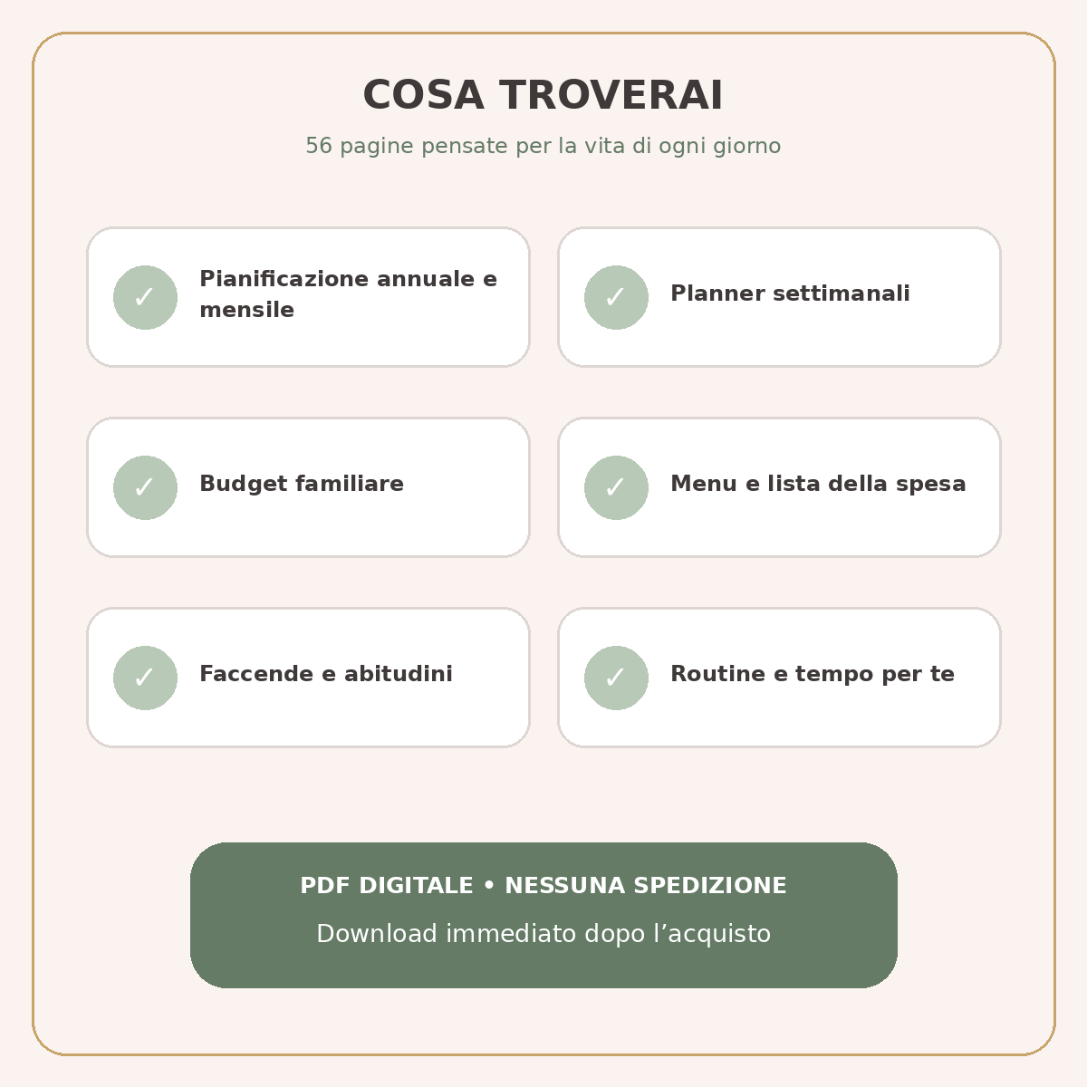 Agenda Famiglia Serena – Planner Digitale per Mamme e Famiglie