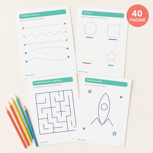 Il Mio Quaderno delle Attività – Bambini 3-6 anni