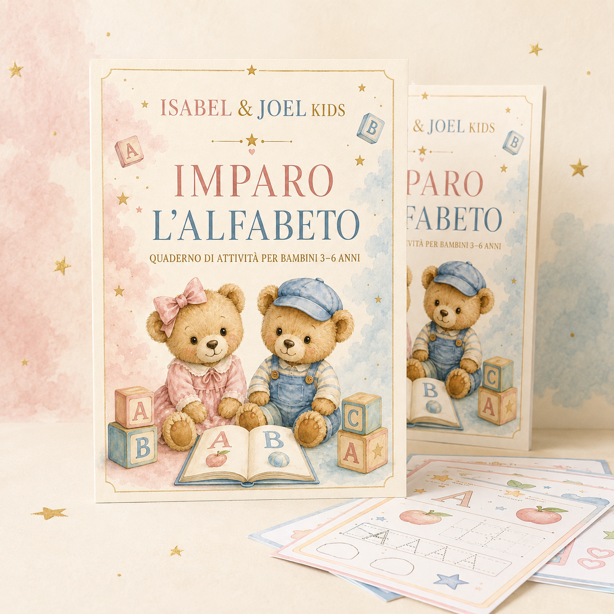 Imparo l’Alfabeto – Quaderno di attività per bambini 3–6 anni